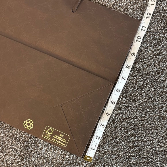Gucci Dark Brown Logo Tote - Picture 9 of 10